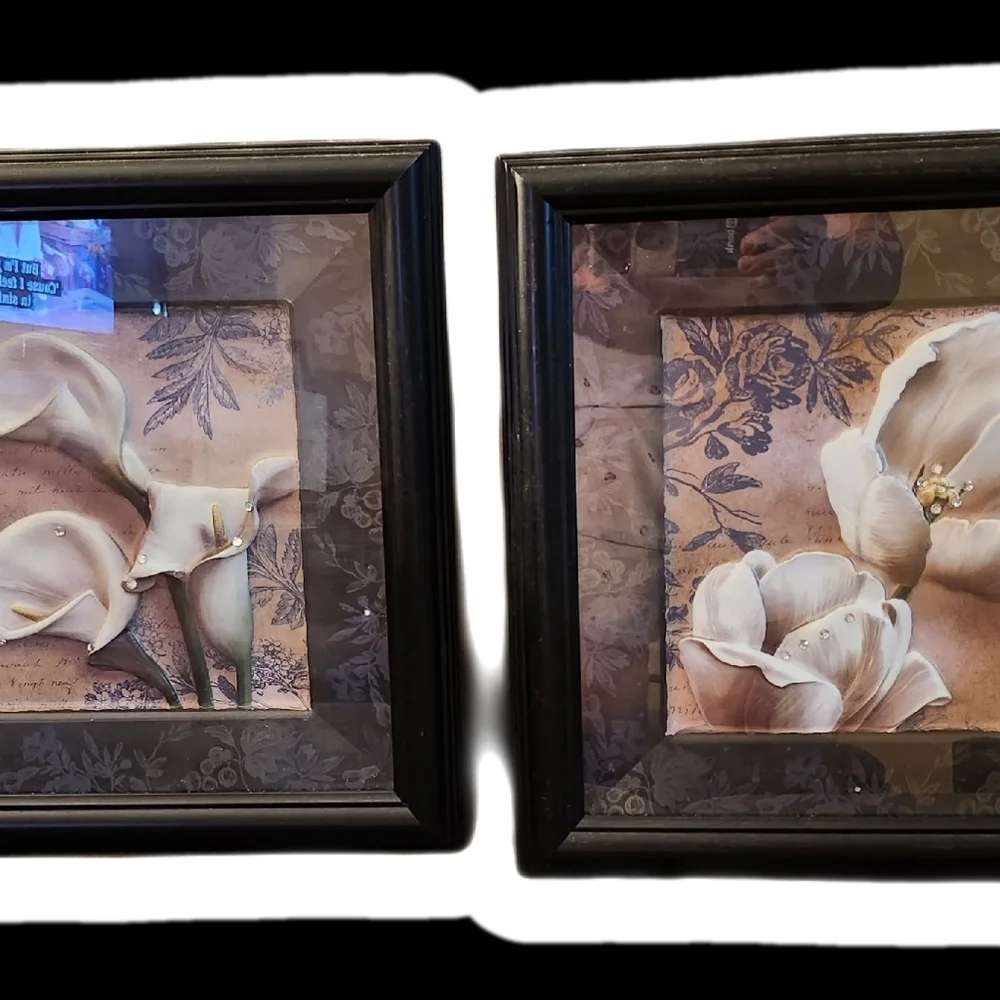 Lily Fair Framed Wall Art (Set of 2) - Picture 2 of 10